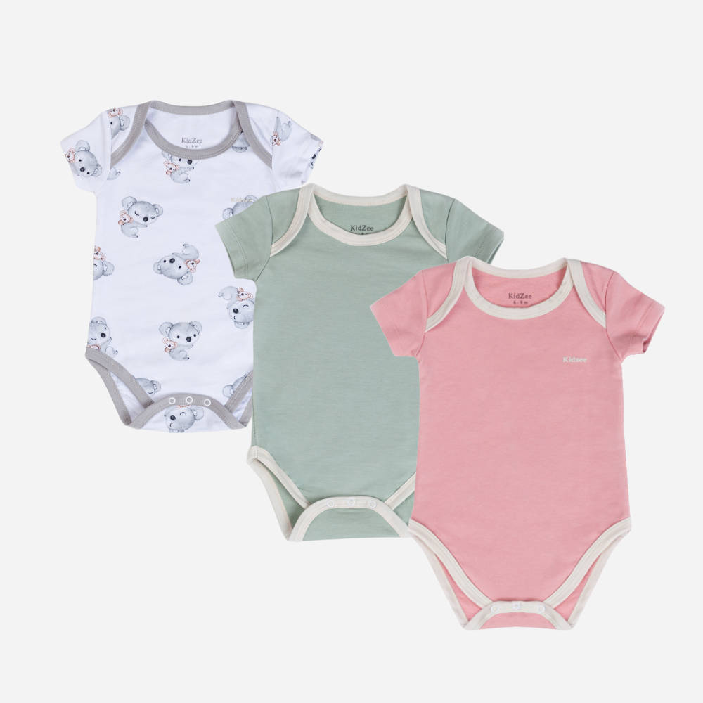Koala, Sage ve Blush Body-Suit