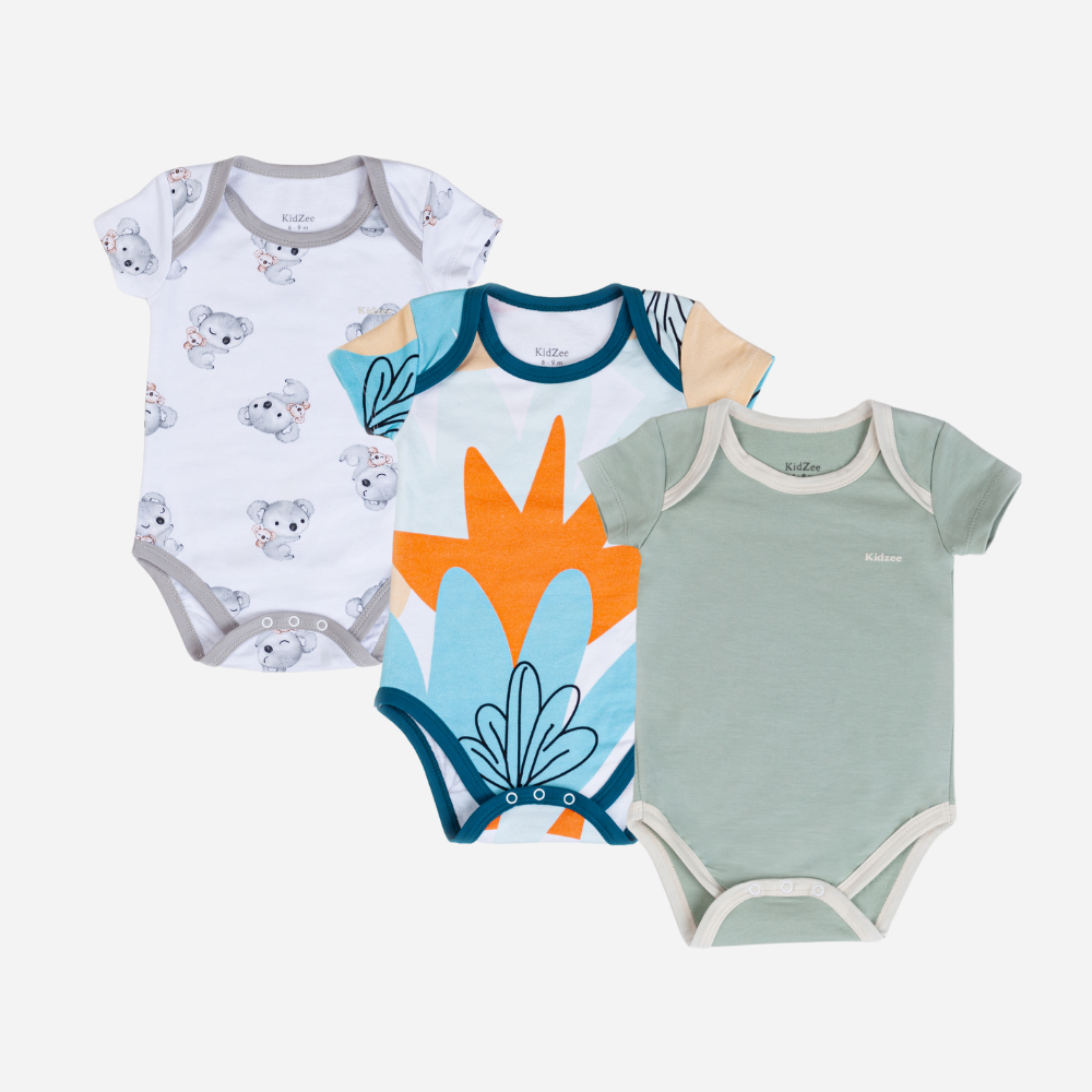 Koala, Autumn ve Sage Body-Suit