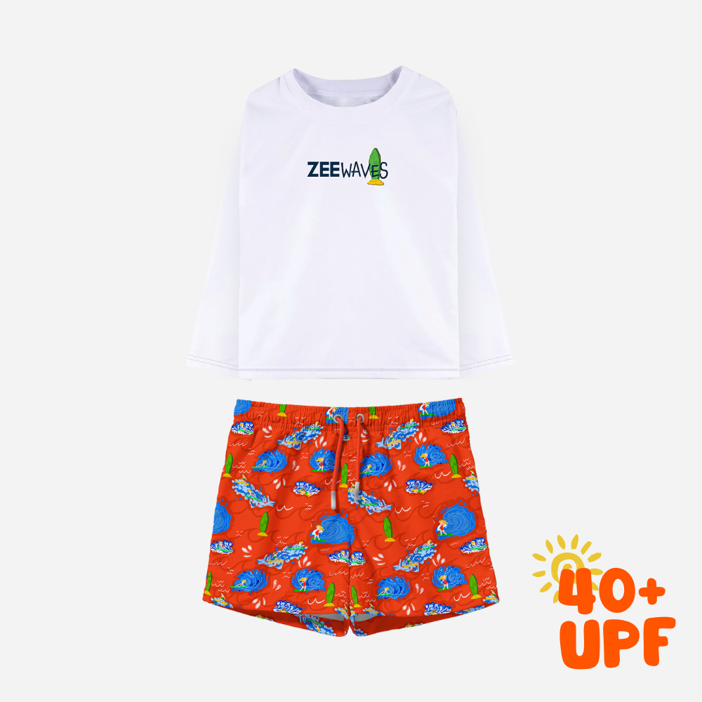 Sleeved UV Rashguard / Surfers Set
