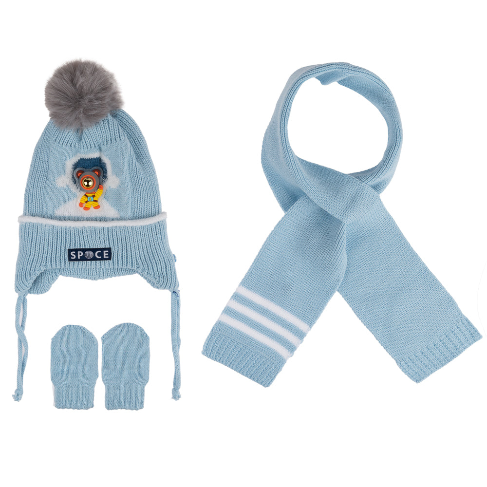 
                  
                    Atkı Bere Eldiven Space 3'lü Takım 0-18 Aylık Erkek
                  
                