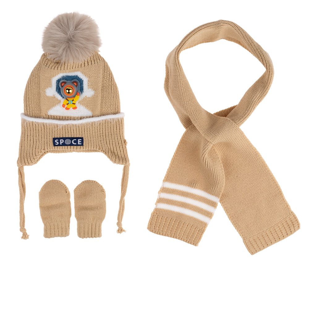 
                  
                    Atkı Bere Eldiven Space 3'lü Takım 0-18 Aylık Erkek
                  
                