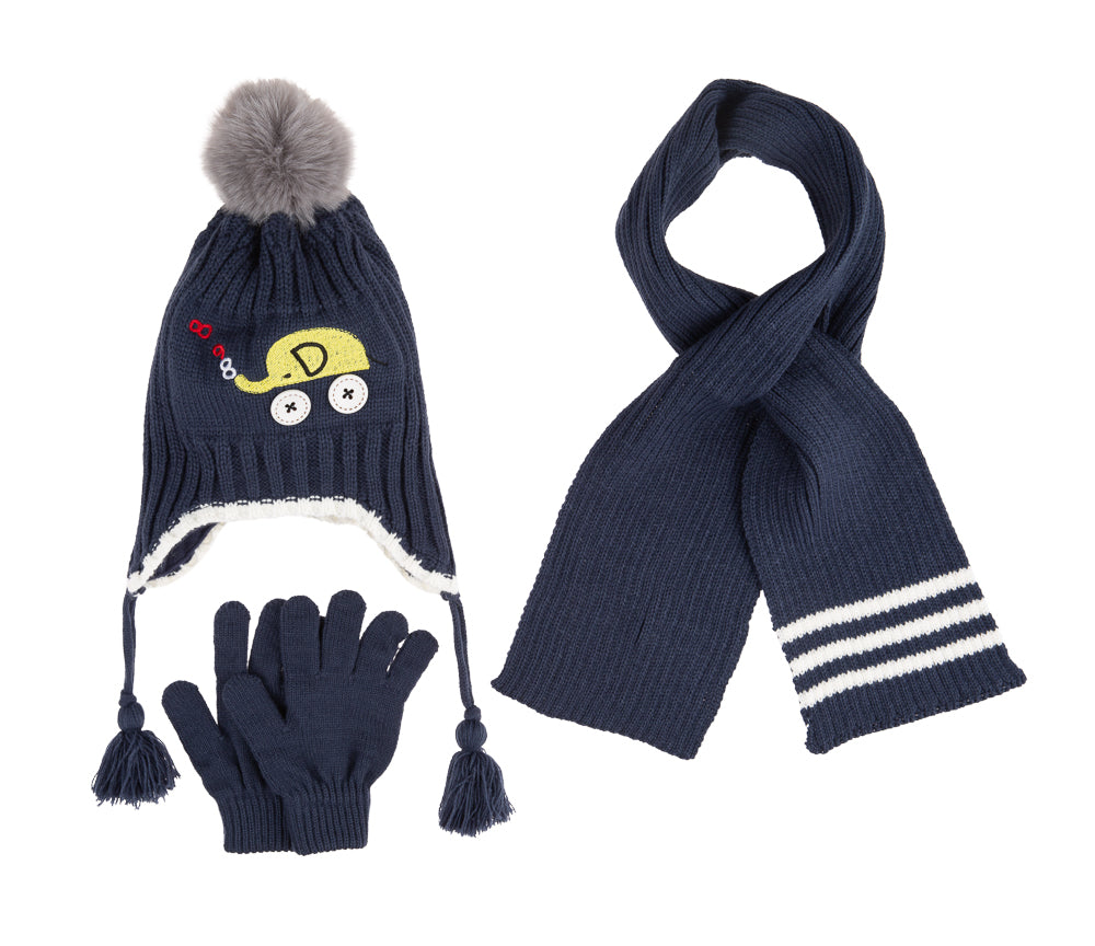 
                  
                    Atkı Bere Eldiven 3'lü Takım 4-8 Yaş Erkek
                  
                