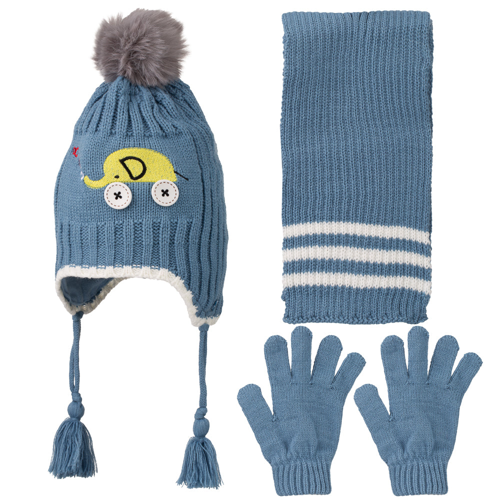 
                  
                    Atkı Bere Eldiven 3'lü Takım 4-8 Yaş Erkek
                  
                