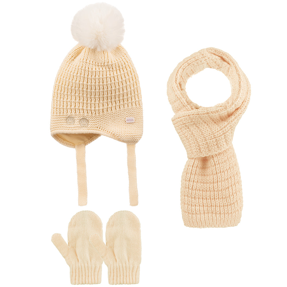 
                  
                    Atkı Bere Eldiven 3'lü Takım 0-18 Ay Kız
                  
                